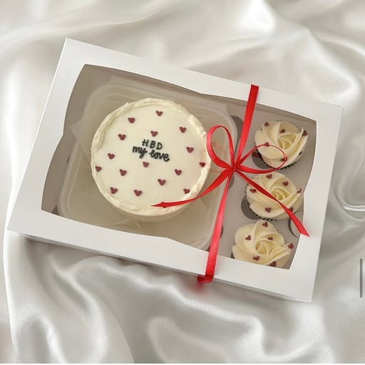 Mini Bento Gift Set (Heart Piping)