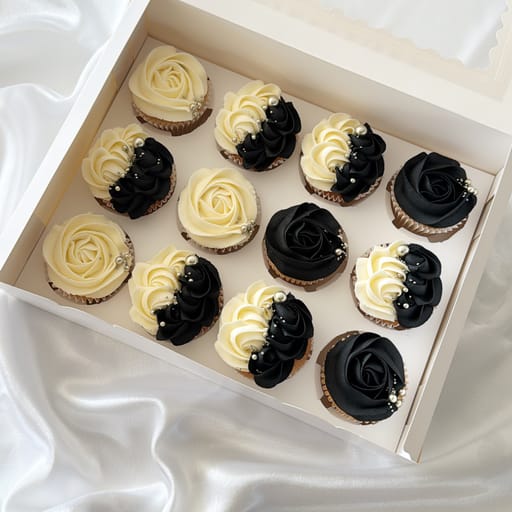 Box of 12 Cupcakes (Buttercream Finish)