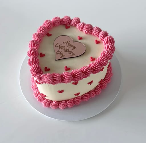 Valentine’s Bento Cake – 5 Inch (Heart)