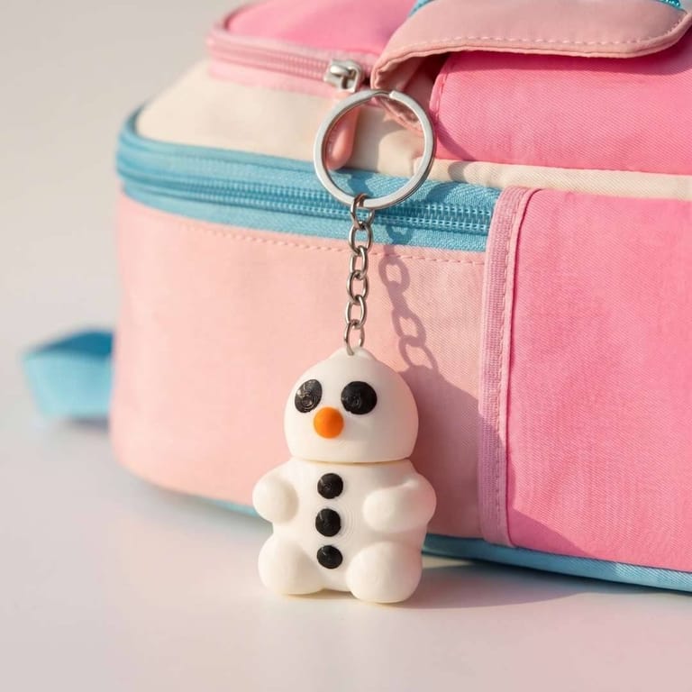 Snowman Articulated Keychain - Image 2