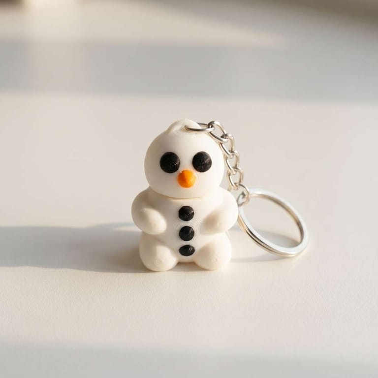 Snowman Articulated Keychain - Image 3
