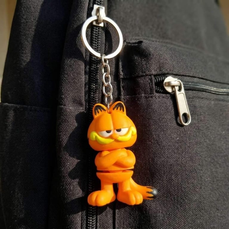 Garfield Cat Articulated Keychain - Image 2