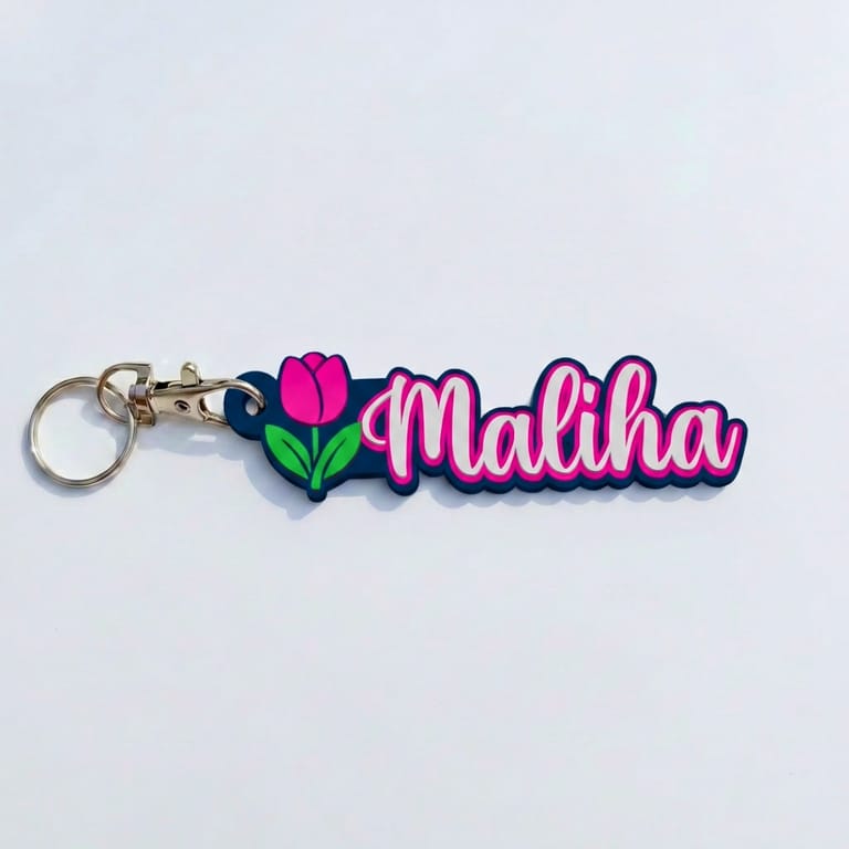 Tulip Custom Keychain - Image 2