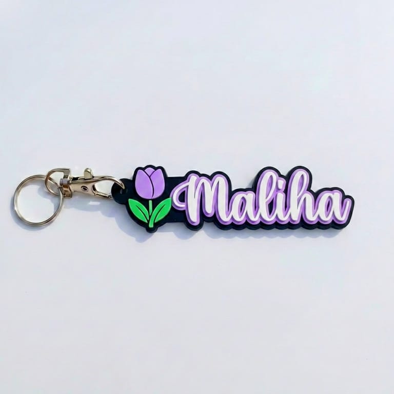 Tulip Custom Keychain - Image 3