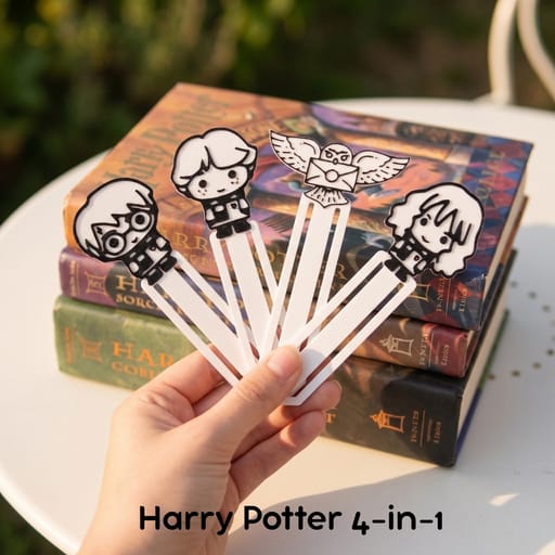 Harry Potter Bookmark (4 in 1 Set)