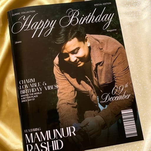 Birthday Magazine for HIM