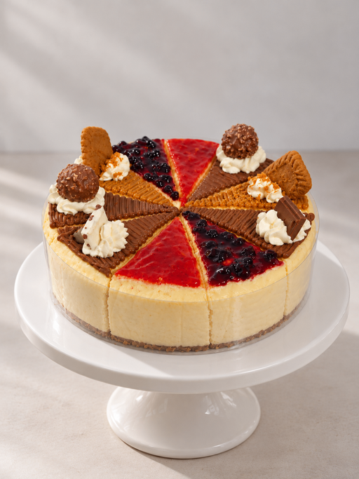 Assorted New York CheeseCake with toppings