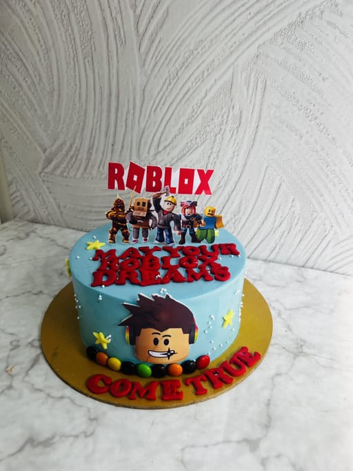 Roblox Theme Cake 