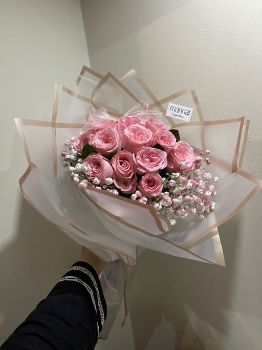 Pink Rose Bouquet 