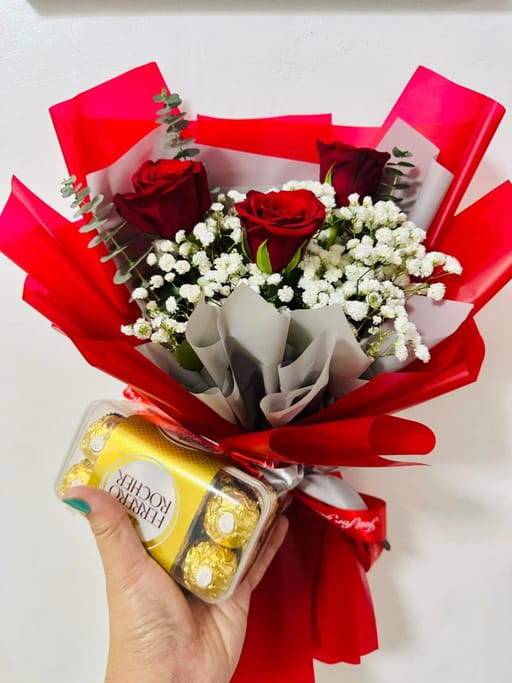 Flower & Chocolate Combo