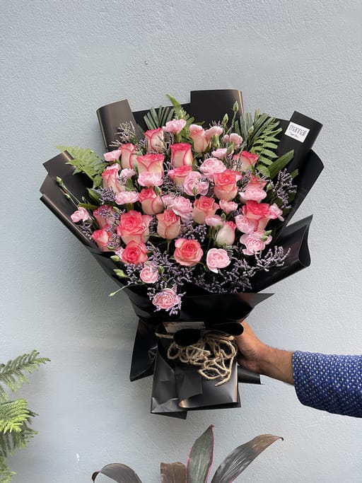 Carnation & Rose Bouquet 
