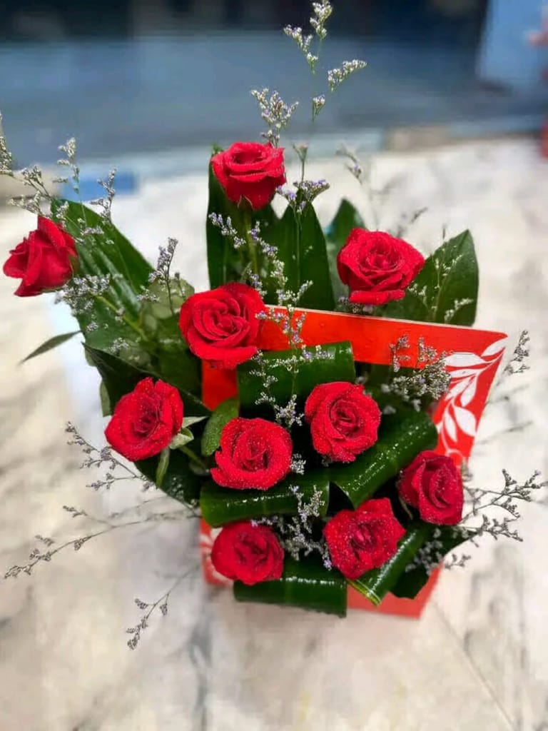 Red Rose Bag