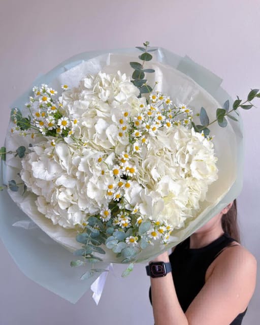 Bouquet "Cloud" White 