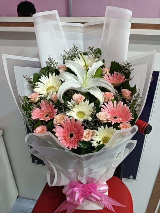 Gerbera & Lily Bouquet 