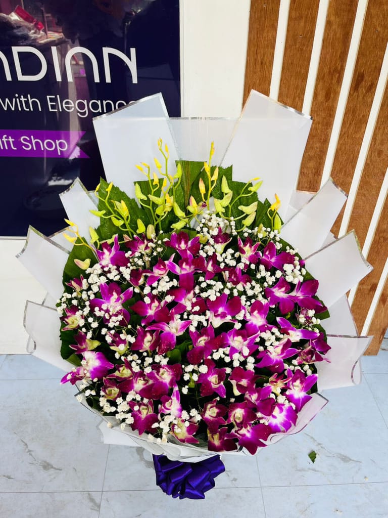 Premium Orchid Bouquet - Image 5