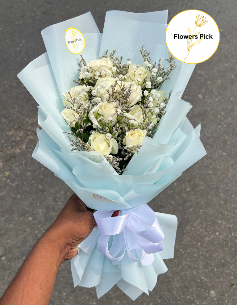 White Fresh Flowers - Image 2
