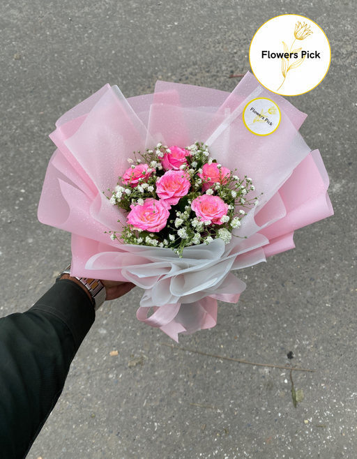 Pink Rose Bouquet