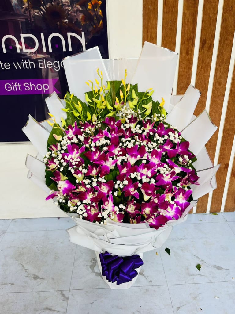 Premium Orchid Bouquet - Image 2
