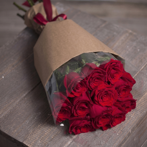 Premium 10 Red Roses Bouquet 