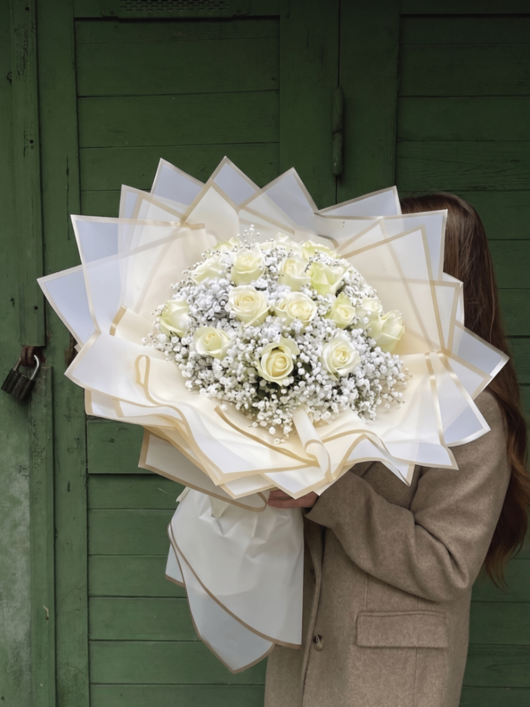 White Rose Bouquet