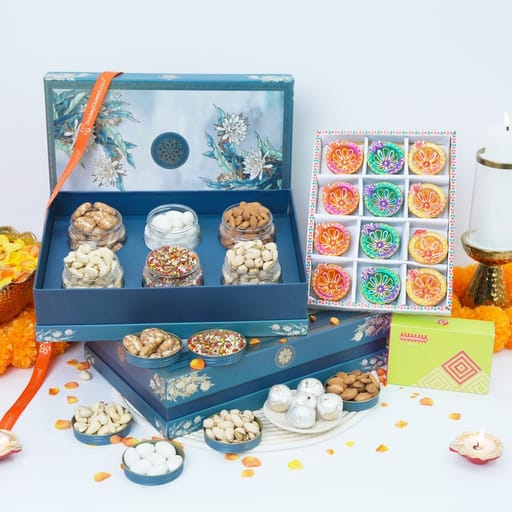 Diwali Gift Hamper with Diya Set