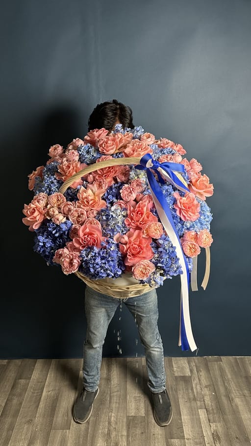 Hydrangeas Basket