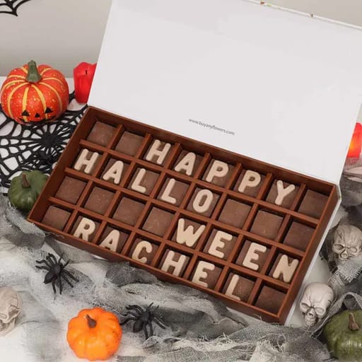 Customize Happy Halloween Chocolates By Sweecho