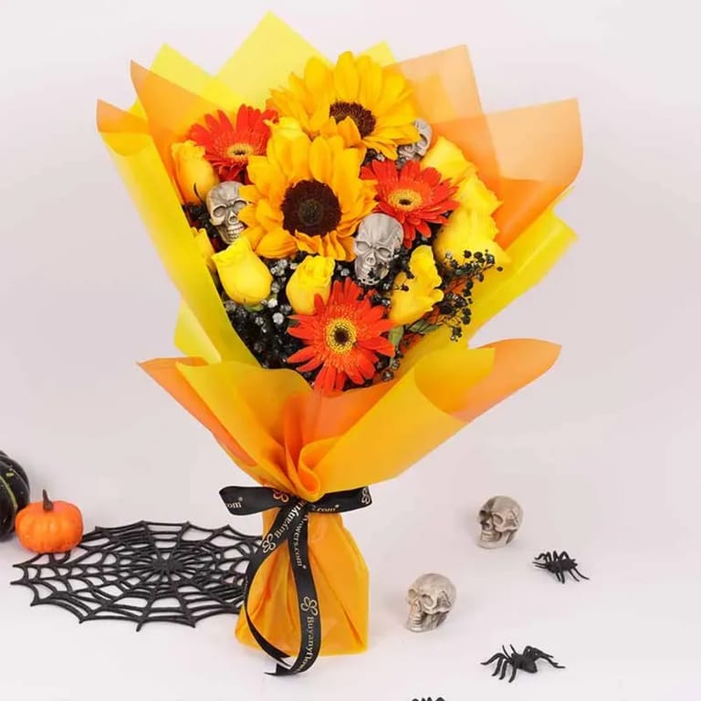 Halloween Sunset Bouquet - Image 1