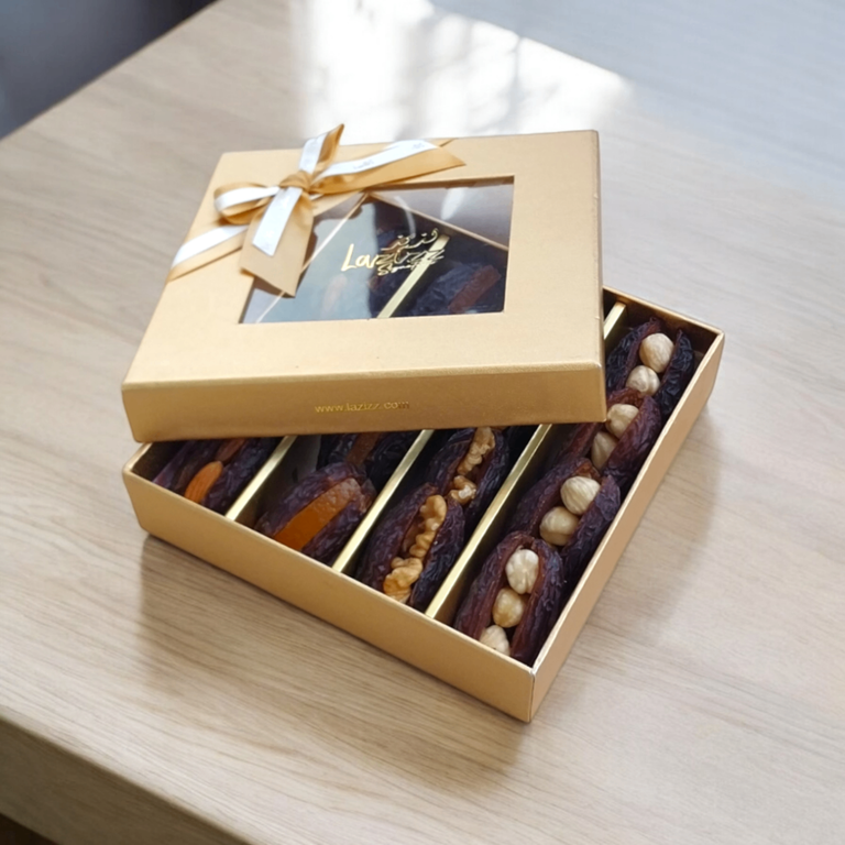 Lazizz Golden Box Mejdool Stuffed 16pcs - Image 1