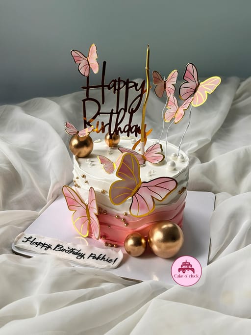 Butterfly Theme Cake 