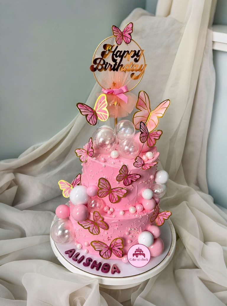 Pink Tire Cake - Image 1