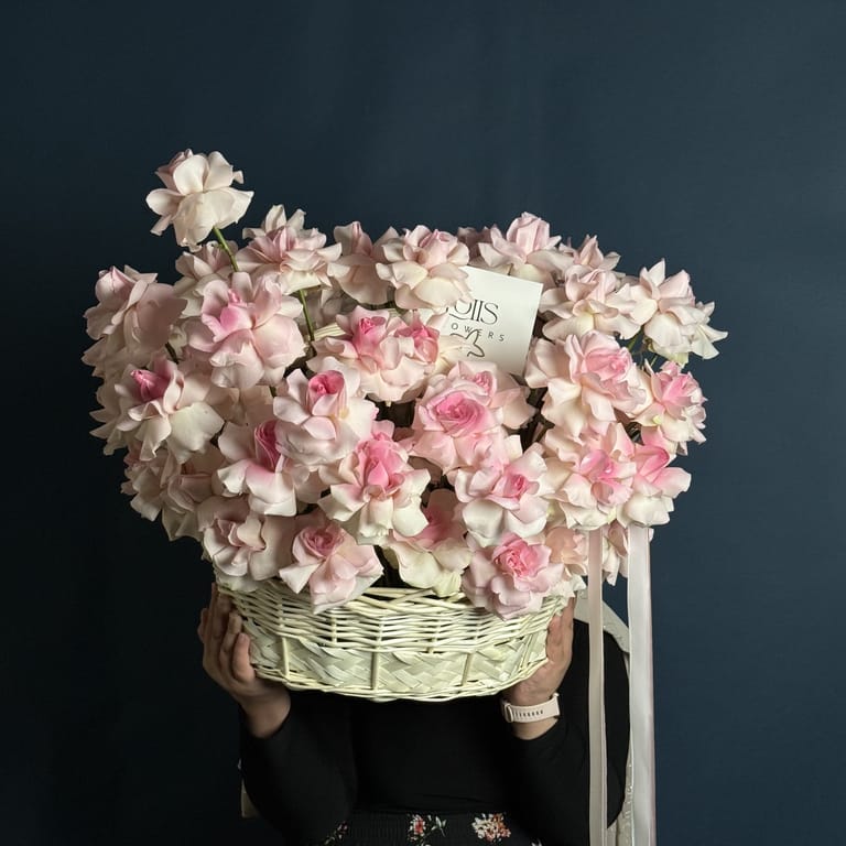 French Soft Pink Roses - Image 3
