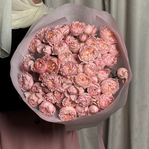 Peach Julieta Roses Bouquet