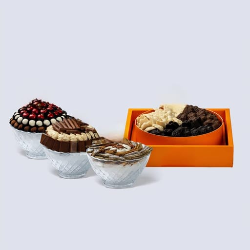 Ultimate Luxury 4 small Trays Chocolate 