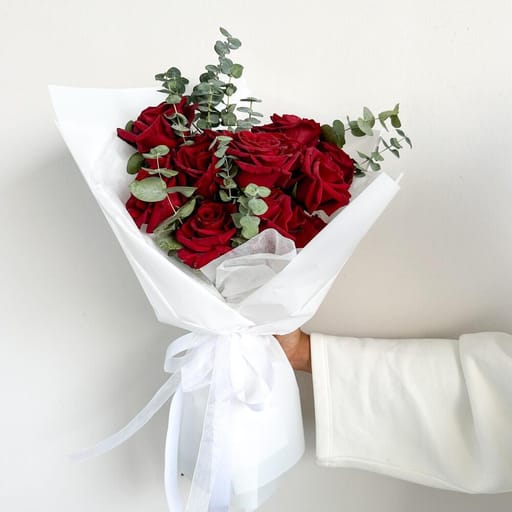 Simple Luxury - Red Rose Bouquet