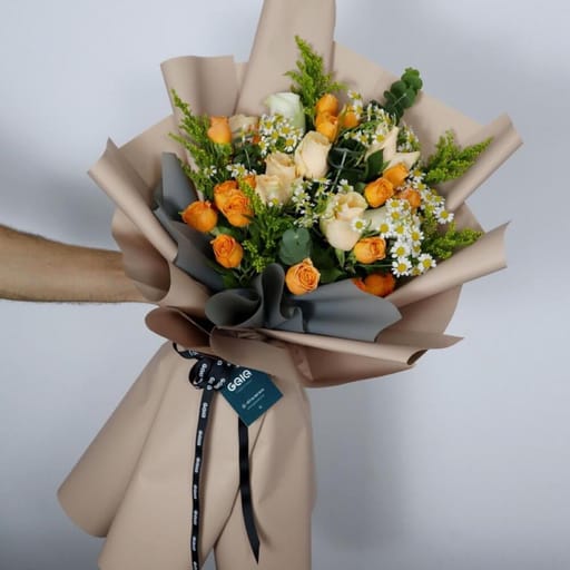 Rustic Wrapped Bouquet