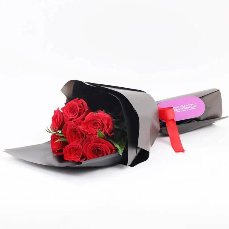 Beauty 7 Red Roses - Image 1