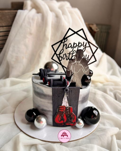 Boxing Theme Cake