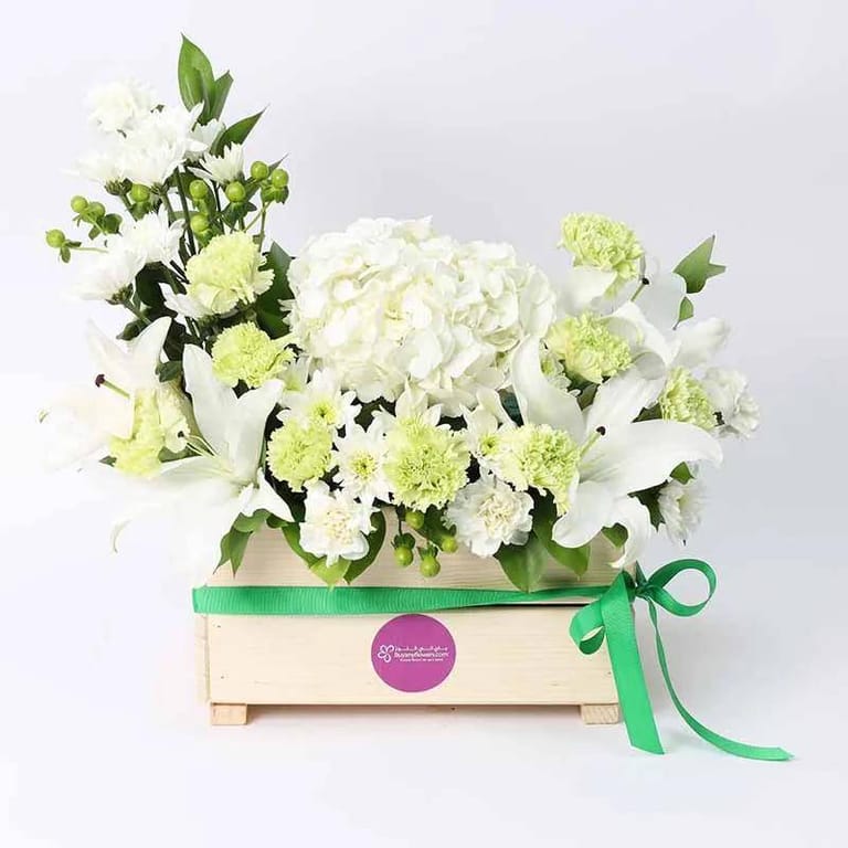 Peaceful Blessings Flower Arrangement - Image 1