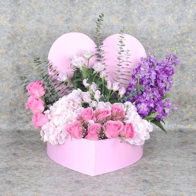 Pastel Heart Flower - Image 2