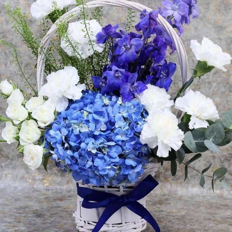 Blue Serenity Flower - Image 2