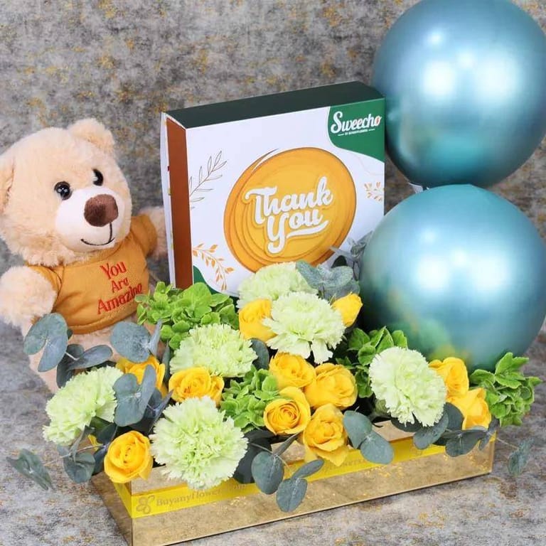 Thank You Flower Hamper - Image 3