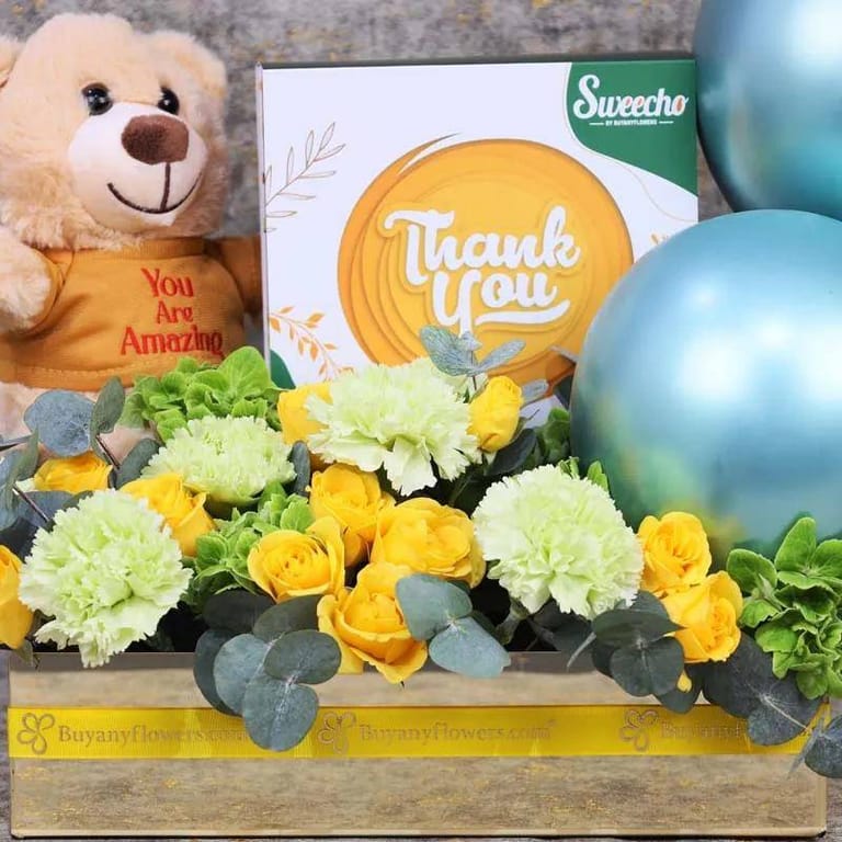 Thank You Flower Hamper - Image 4