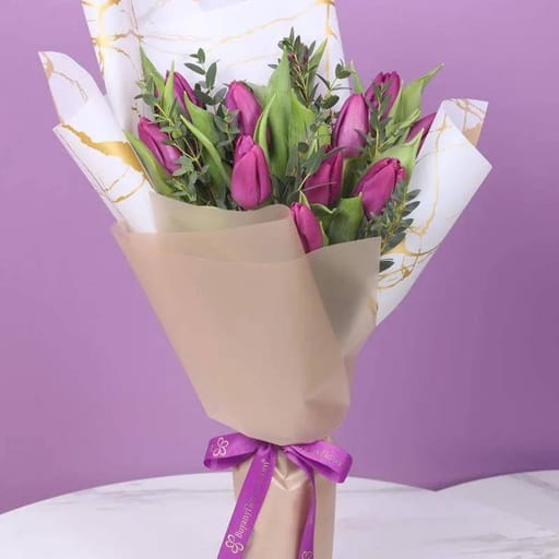  Purple Beauty 11 Tulips