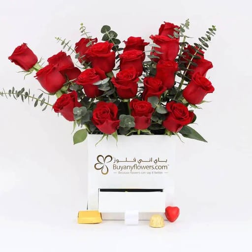 21 Red Roses and Chocolates