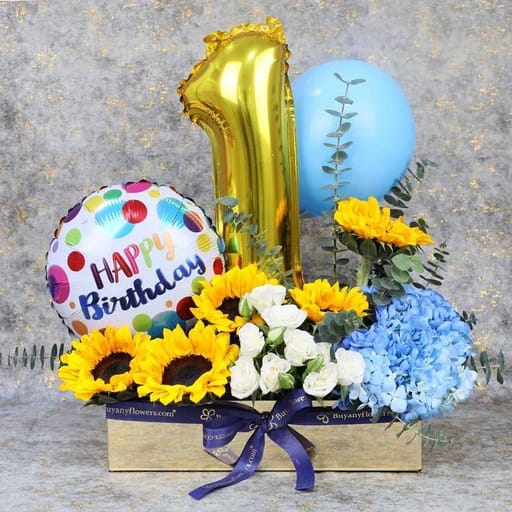 Birthday Sunshine Flower Arrangement