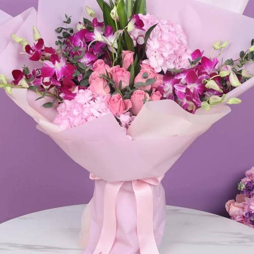 Forest Pink and Purple Flower