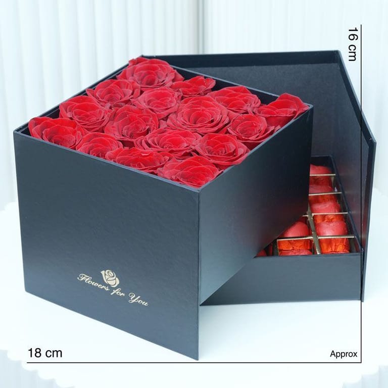 Affection Red Roses and Chocolate - Image 4