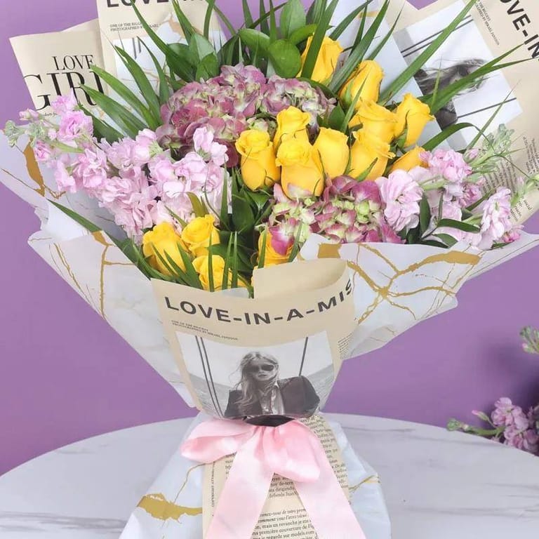 Bright Side Mix Flower Bouquet Bright Si - Image 1