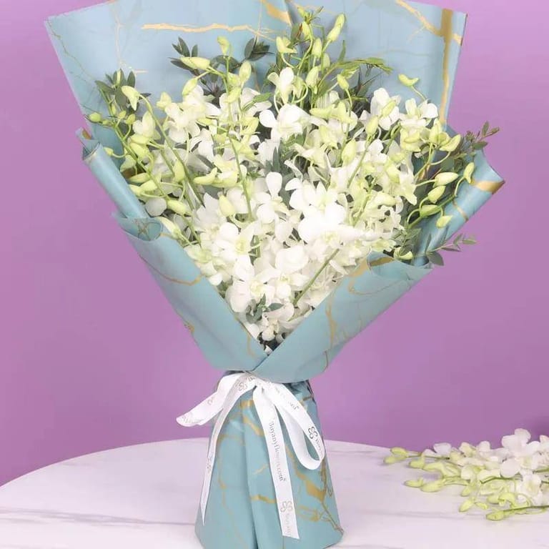15 White Orchid - Image 1